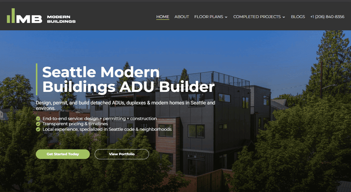 Seattle Modern Buildings Case Study Preview
