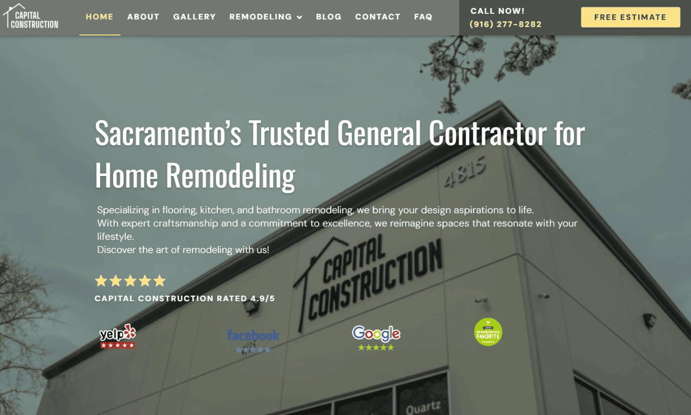 Capital Construction Case Study Preview
